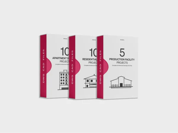Architectural Dwg Projects Bundle