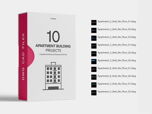 Architectural Dwg Projects Bundle